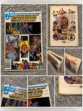DC Comics Crisis on Infinite Earths #11 Comic Book - Blue/Red